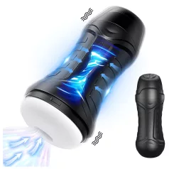 AlvUp - Saugnäpfe und Vibrations-Masturbator (schwarz)