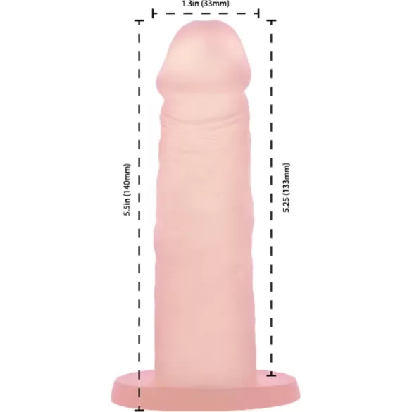 Addiction Cocktails - Dildo mit Saugnapf (Pfirsich)