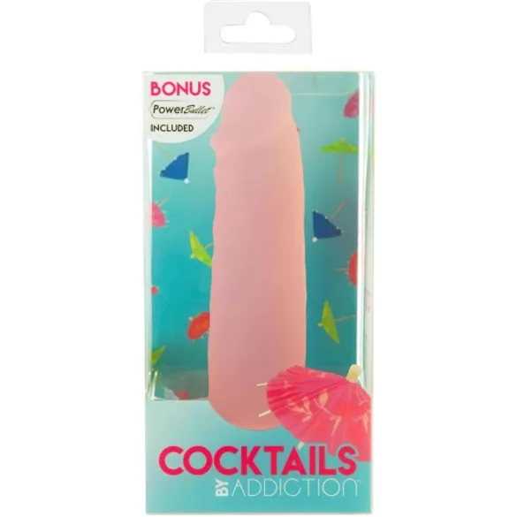 Addiction Cocktails - Dildo mit Saugnapf (Pfirsich)