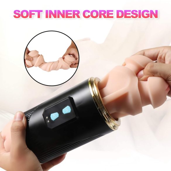 Lonely - Mund und Vagina Masturbator (natur-schwarz)