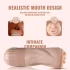 Lonely - Akku-Saug- und Vibrationsmund-Masturbator (natur)