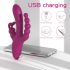 Sex HD Joker - Wiederaufladbarer, wasserdichter Dreifach-Vibrator (Lila)