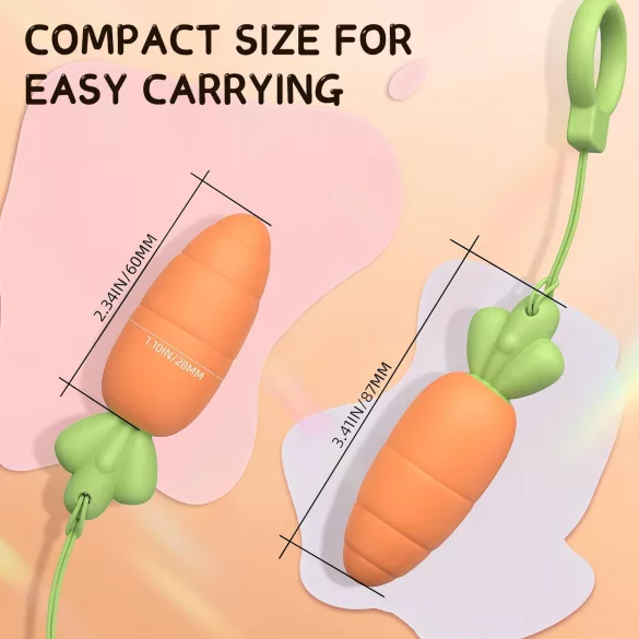 Sex HD Carrots - Karotten-Vibrator (orange)