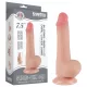 Lovetoy Sliding-Skin - Hoden Doppel-Layer Dildo - 20cm (Natur)