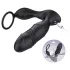 AlvUp - App-gesteuerter, vibrierender Penisring mit Stoßfunktion für Männer (schwarz)