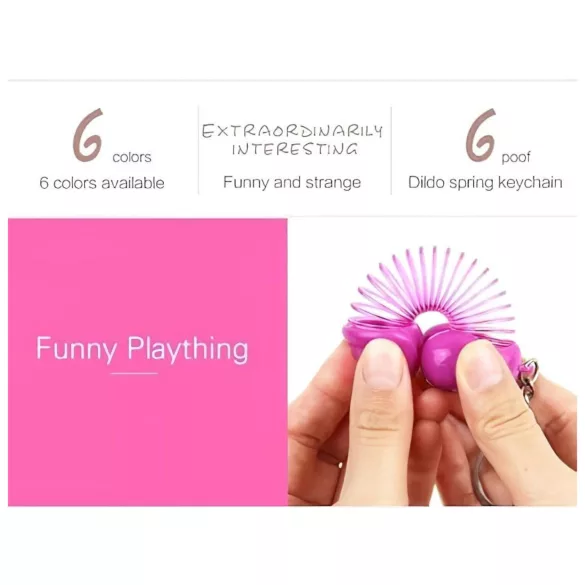 Roomfun - lustiger Penis-Schlüsselanhänger (schwarz)