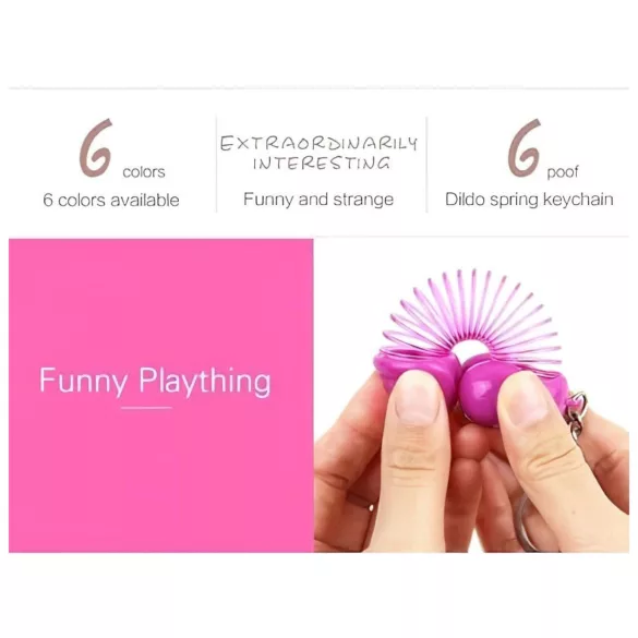 Roomfun - lustiger Penis-Schlüsselanhänger (natur)