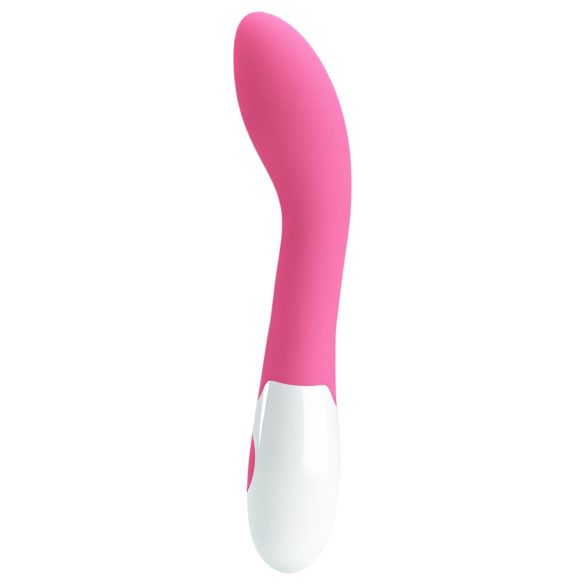 Pretty Love Bishop - Wasserfester G-Punkt-Vibrator (pink-weiß)