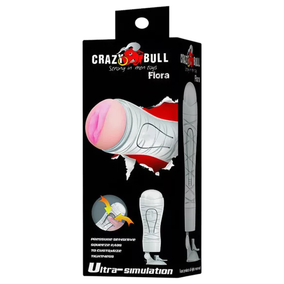 Crazy Bull - Saugnapf-Masturbator (Natur)