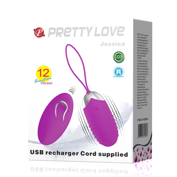 Pretty Love Jessica - vibrierendes Ei (lila)