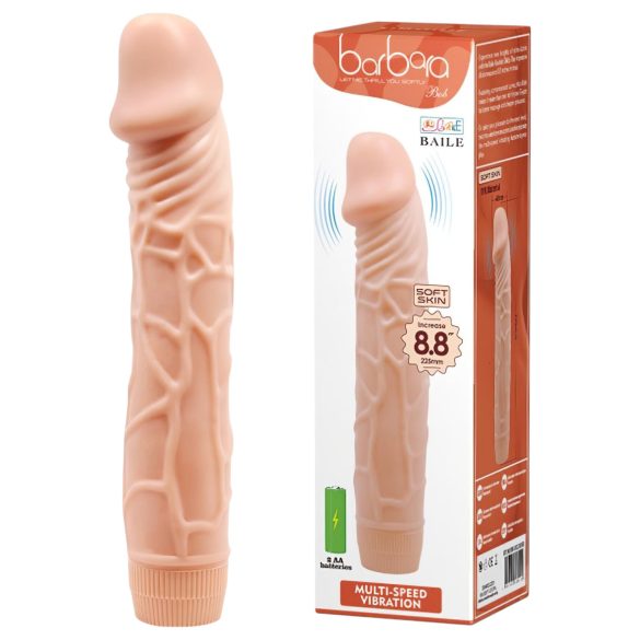 Baile Barbara - naturgetreuer Vibrator - 22cm (natur)