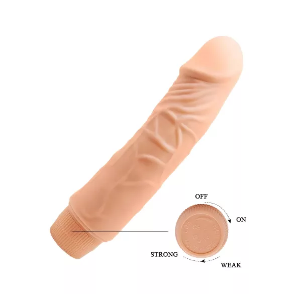 Baile Barbara - naturgetreuer Vibrator - 19,5 cm (Hautfarbe)