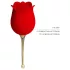 Pretty Love Rose Lover - Zungen-Vibrator 2in1 für die Klitoris (rot)