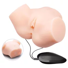   Crazy Bull - Naturgetreuer, vibrierender Masturbator in Po-Form