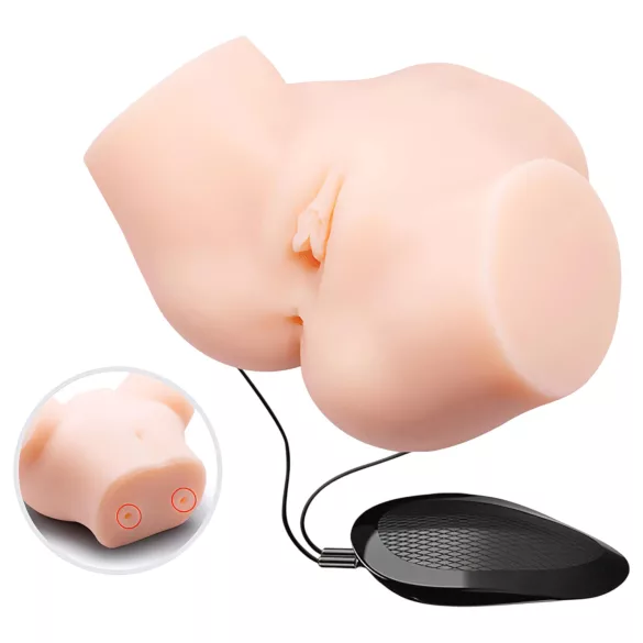 Crazy Bull - Naturgetreuer, vibrierender Masturbator in Po-Form
