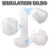 Sex HD Martin - Saugnapf-dildo, realistisch mit Hoden (weiß)