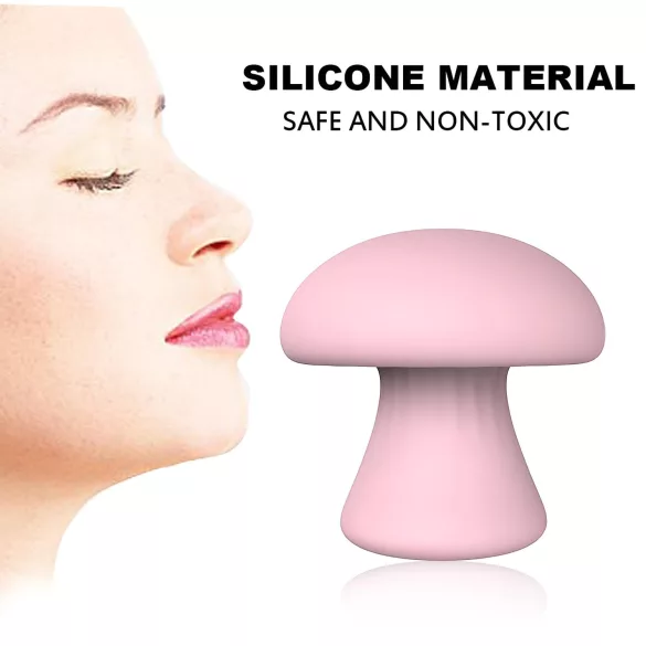 Magic Mushroom - wiederaufladbares Gesichtsmassagegerät (pink)