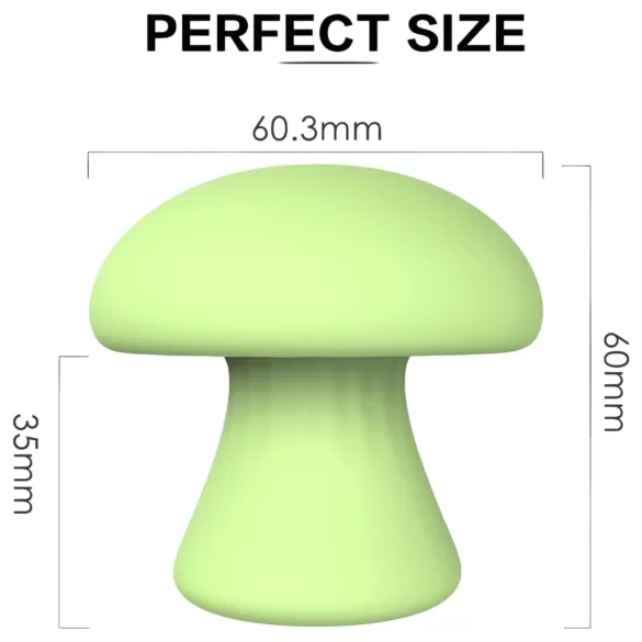 Magic Mushroom - Wiederaufladbarer Gesichtsmassager (grün)