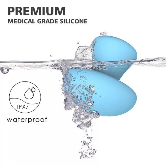 Magic Mushroom - wiederaufladbarer Gesichts‑Vibrator (blau)