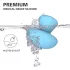 Magic Mushroom - wiederaufladbarer Gesichts‑Vibrator (blau)