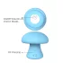 Magic Mushroom - wiederaufladbarer Gesichts‑Vibrator (blau)
