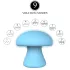 Magic Mushroom - wiederaufladbarer Gesichts‑Vibrator (blau)