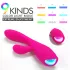 Sex HD Muses - Akku, wasserdichter Heizvibrator (pink)