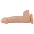 Lovetoy Real Extreme - Dildo mit Saugnapf - 23 cm (naturfarben)