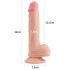 Lovetoy Nature Cock - realistische Dildo mit Saugnapf - 21cm (natur)