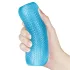 Lovetoy Training Master - 2‑seitiger gerippter Masturbator (blau)