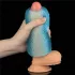 Lovetoy Training Master - 2‑seitiger gerippter Masturbator (blau)