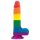 Lovetoy Prider - realistisch mit Hoden Dildo - 20cm (Regenbogen)