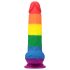 Lovetoy Prider - realistisch mit Hoden Dildo - 20cm (Regenbogen)