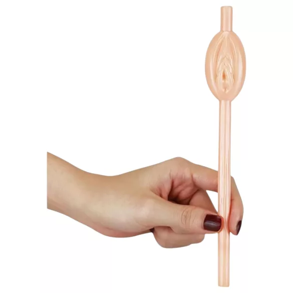 Lovetoy - Trinkhalm in Penisform, Zubehör für den Junggesellinnenabschied (natur)