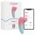 LOVENSE Tenera 2 - Intelligenter Klitorisreiz (Blau-Pink)