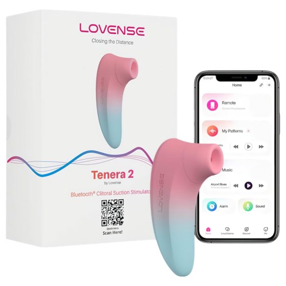 LOVENSE Tenera 2 - Intelligenter Klitorisreiz (Blau-Pink)