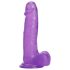 Tracy's Dog Jelly 8 - Saugnapf-Dildo mit Hoden (Lila)