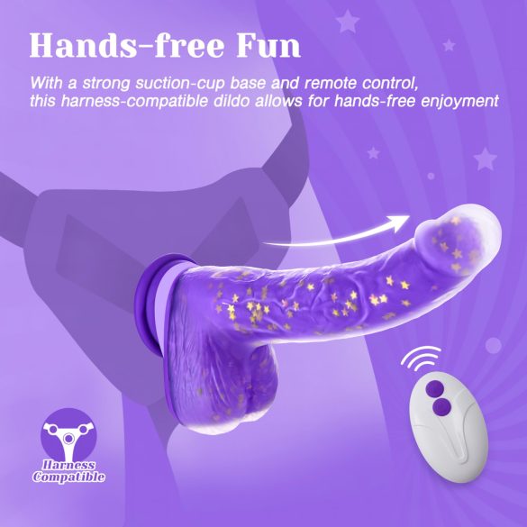 Tracy's Dog Jelivoy - naturgetreuer Vibrator - 22cm (lila)