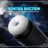Leopard - Auf-und-Ab Saug-Vibrator Masturbator (schwarz)