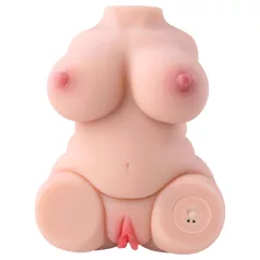   Lonely - lebensechter, vibrierender Torso-Masturbator (naturfarben)