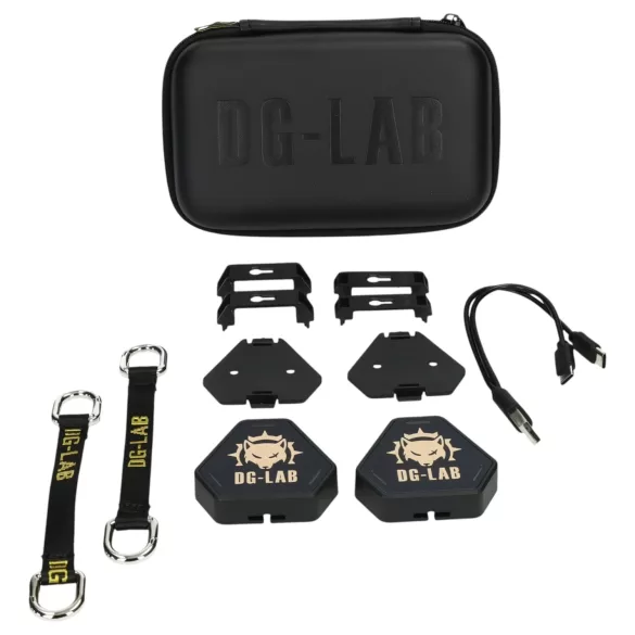 DG-LAB PawPrints - kabelloser Sensorknopf (schwarz) - 2 Stk.