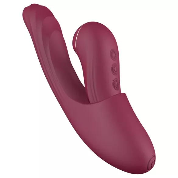 Vibeconnect - 2in1 G-Punkt- und Klitoris-Vibrator (rot)