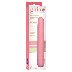 Gaia Eco L - umweltfreundlicher Stabvibrator (pink) - groß