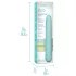 Gaia Eco L - umweltfreundlicher Vibrator in Stabform (blau) - groß