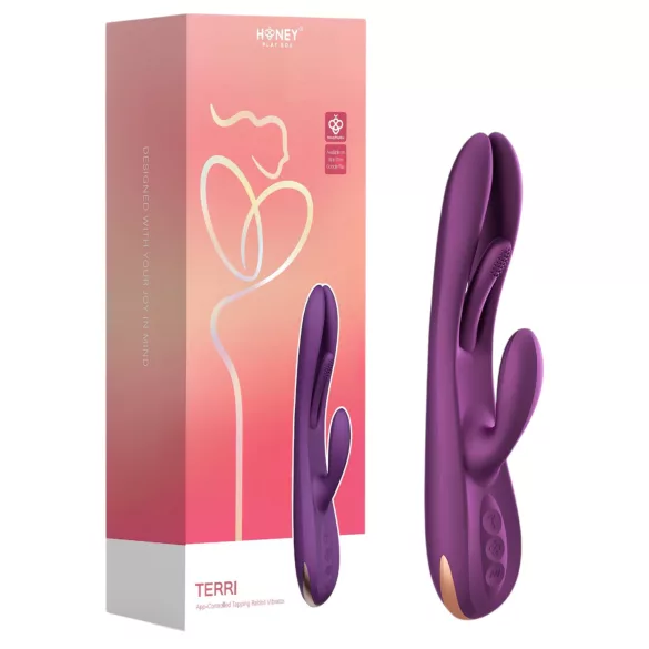 Honey Play Box Terri - App-gesteuerter Vibrator mit Klitorisschenkel (lila)