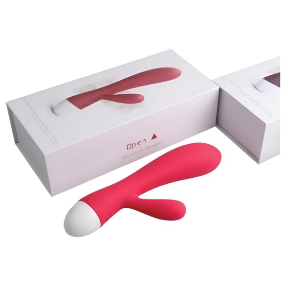 Cotoxo Dolphin & baby - Akku Klitorisvibrator mit Arm (rot)
