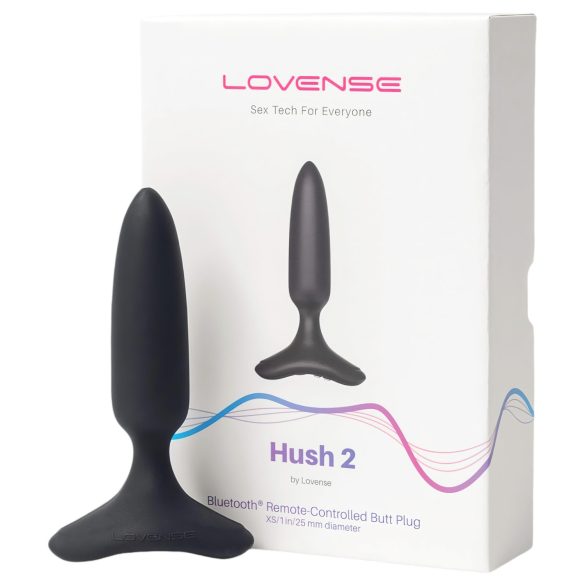 LOVENSE Hush 2 XS - Akku Analvibrator klein (25mm) - schwarz