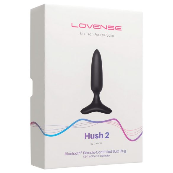 LOVENSE Hush 2 XS - Akku Analvibrator klein (25mm) - schwarz