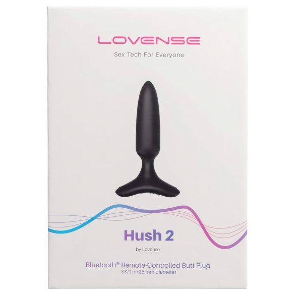 LOVENSE Hush 2 XS - Akku Analvibrator klein (25mm) - schwarz