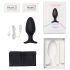 LOVENSE Hush 2 L - Wiederaufladbarer Mini-Analvibrator (57mm) - Schwarz